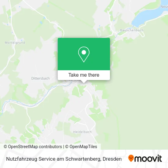 Карта Nutzfahrzeug Service am Schwartenberg
