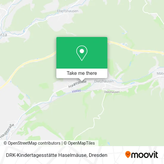 Карта DRK-Kindertagesstätte Haselmäuse