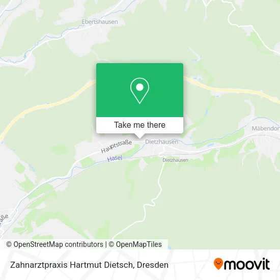 Карта Zahnarztpraxis Hartmut Dietsch