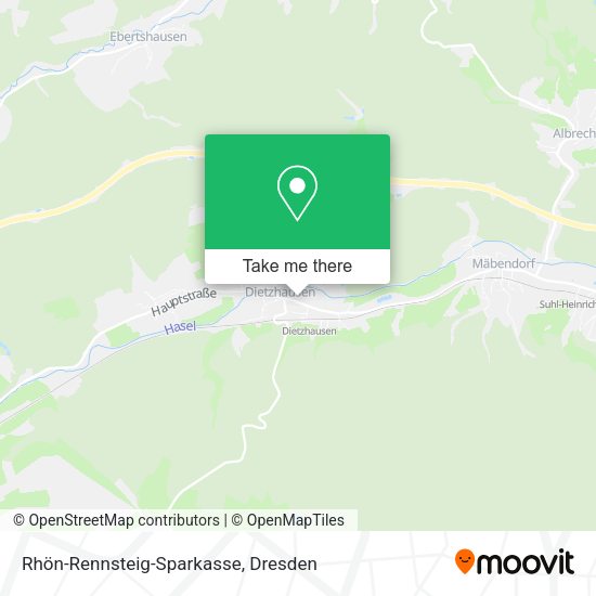 Карта Rhön-Rennsteig-Sparkasse