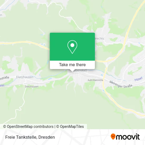 Карта Freie Tankstelle