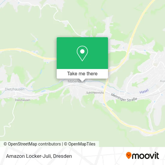 Карта Amazon Locker-Juli