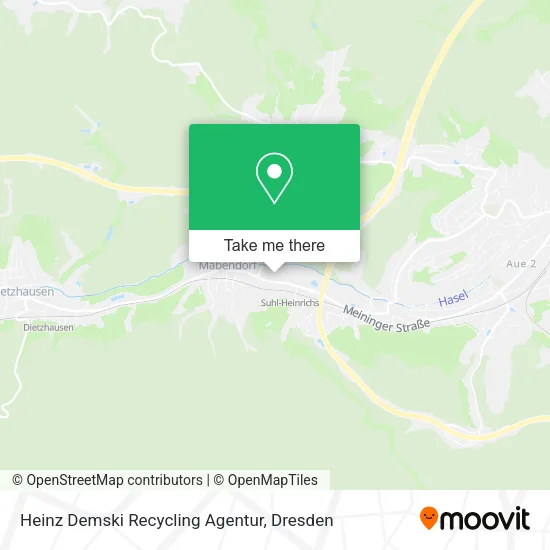Карта Heinz Demski Recycling Agentur