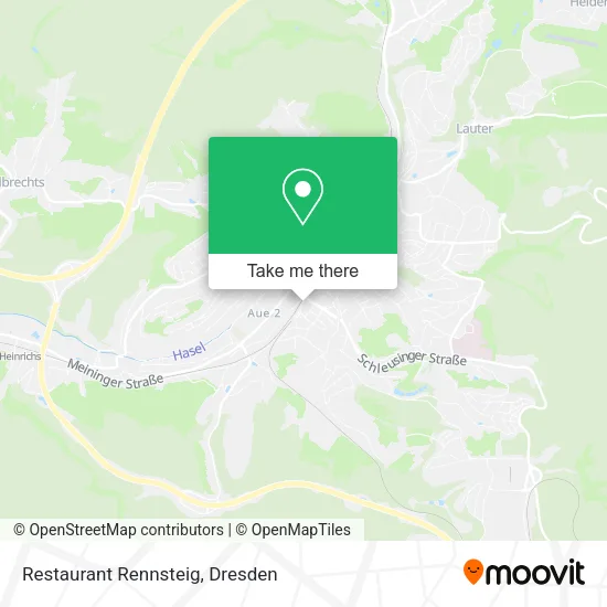Карта Restaurant Rennsteig