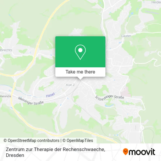 Карта Zentrum zur Therapie der Rechenschwaeche