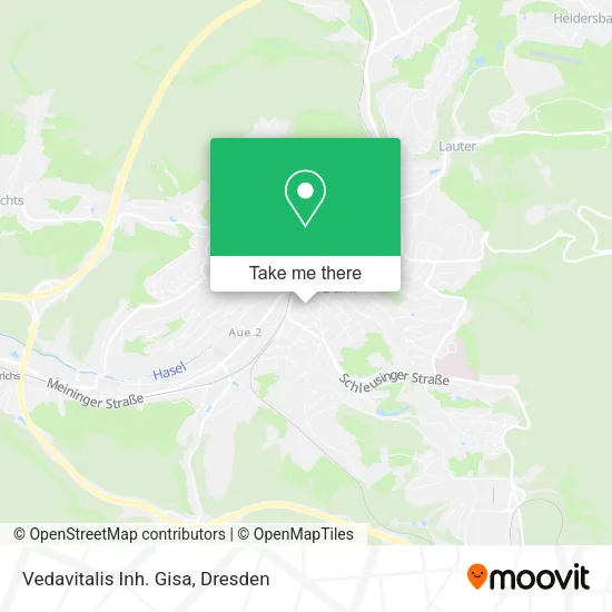 Карта Vedavitalis Inh. Gisa
