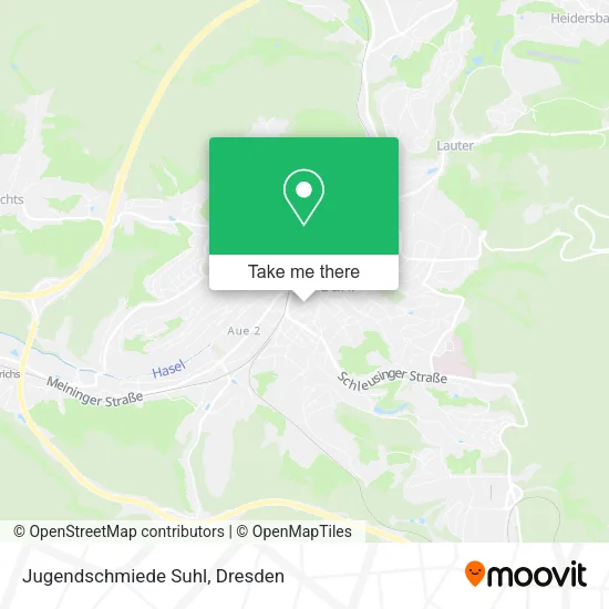 Карта Jugendschmiede Suhl