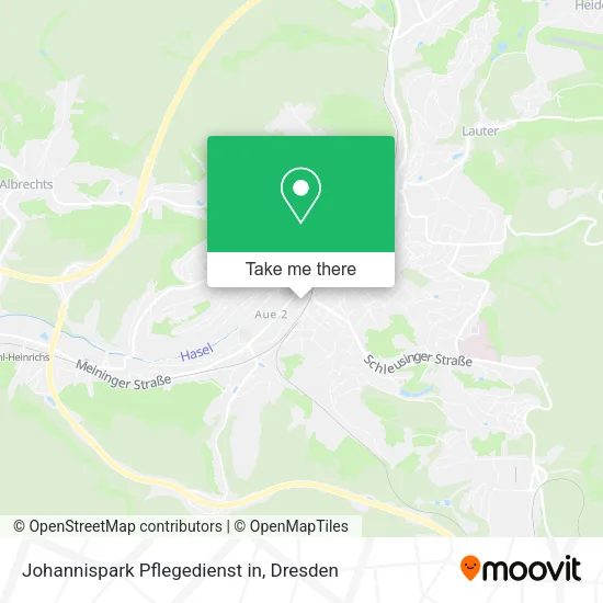Карта Johannispark Pflegedienst in