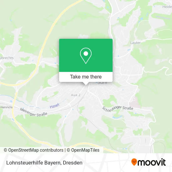 Карта Lohnsteuerhilfe Bayern