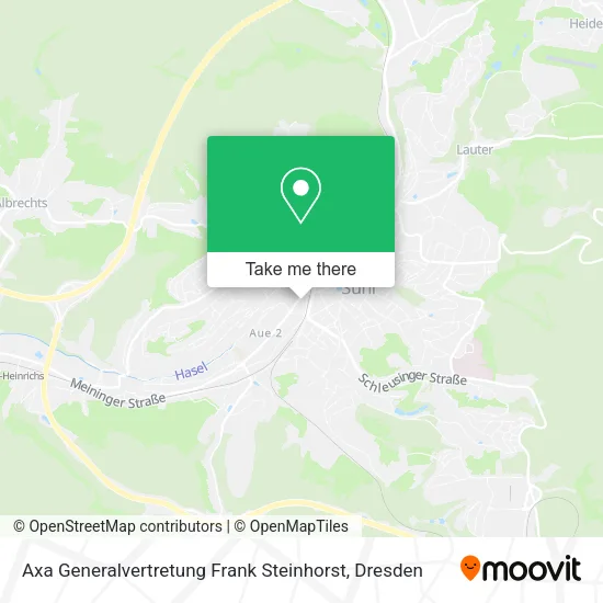 Карта Axa Generalvertretung Frank Steinhorst