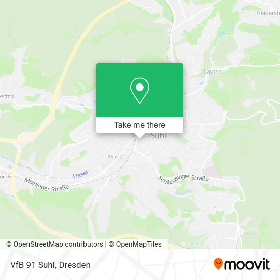 VfB 91 Suhl map