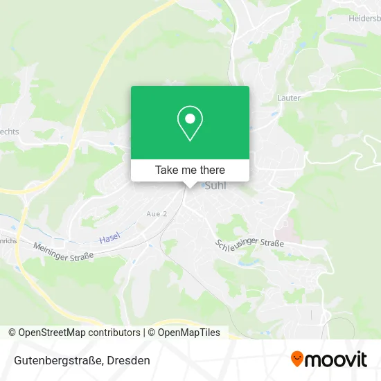 Gutenbergstraße map