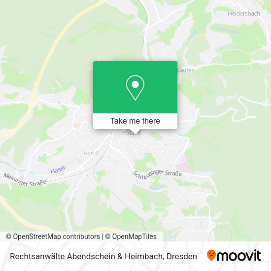 Карта Rechtsanwälte Abendschein & Heimbach