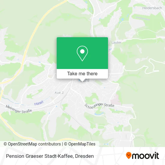 Карта Pension Graeser Stadt-Kaffee