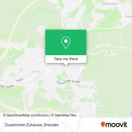 Карта Zusammen Zuhause