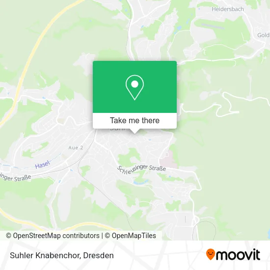 Карта Suhler Knabenchor