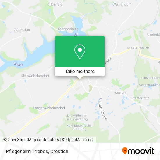 Карта Pflegeheim Triebes