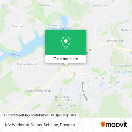 Карта Kfz-Werkstatt Gunter Scheibe