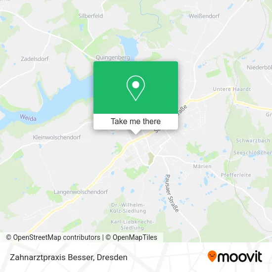 Карта Zahnarztpraxis Besser
