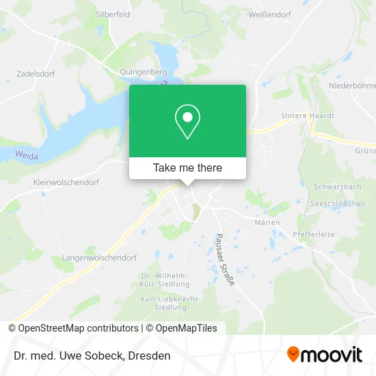 Карта Dr. med. Uwe Sobeck