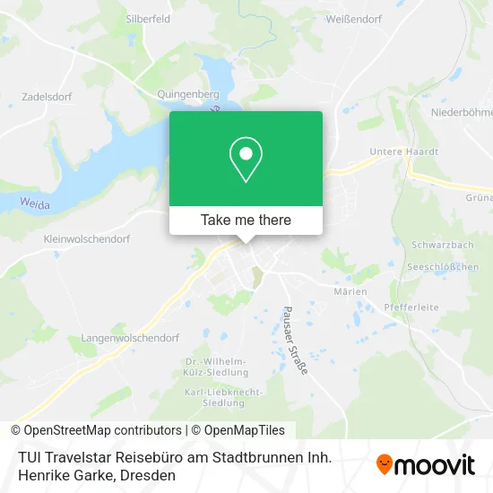 Карта TUI Travelstar Reisebüro am Stadtbrunnen Inh. Henrike Garke