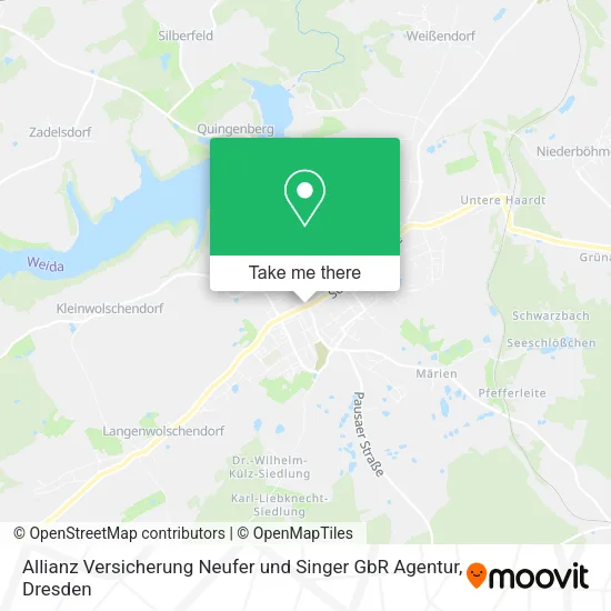 Карта Allianz Versicherung Neufer und Singer GbR Agentur