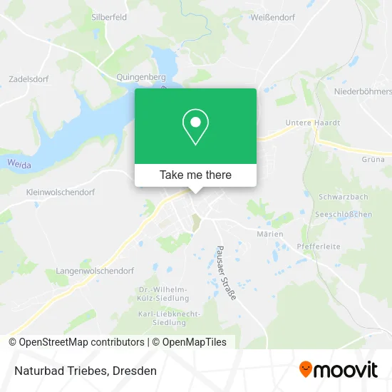 Карта Naturbad Triebes