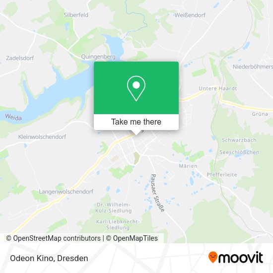 Odeon Kino map