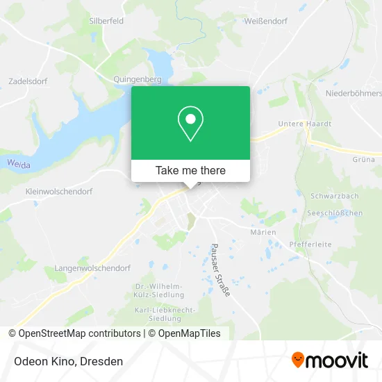 Карта Odeon Kino