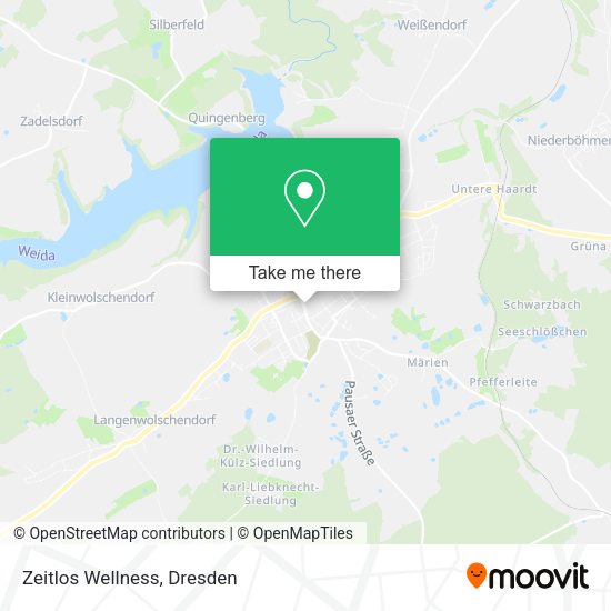 Карта Zeitlos Wellness