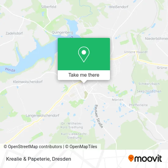 Карта Krealie & Papeterie