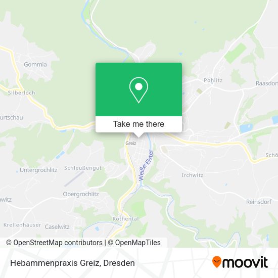 Карта Hebammenpraxis Greiz