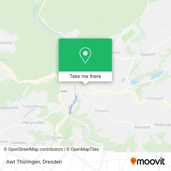 Карта Awt Thüringen
