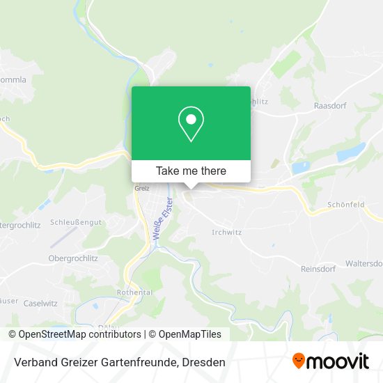 Карта Verband Greizer Gartenfreunde