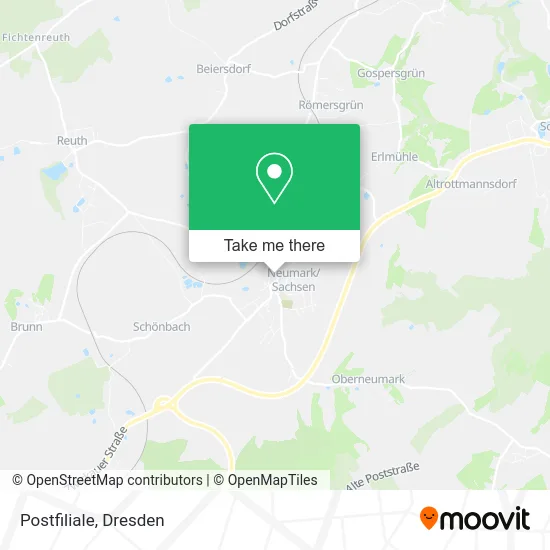 Карта Postfiliale