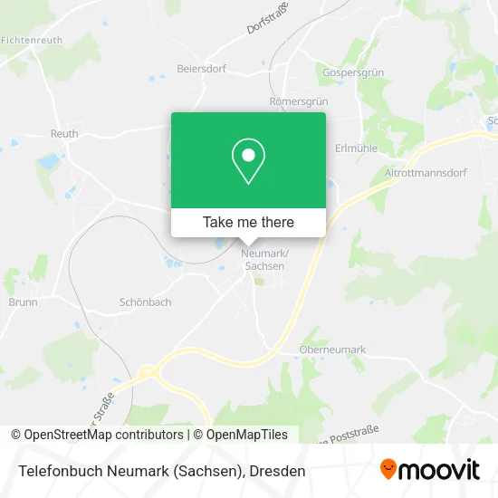 Карта Telefonbuch Neumark (Sachsen)