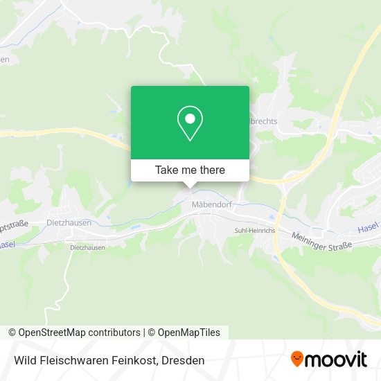 Карта Wild Fleischwaren Feinkost