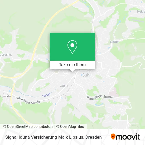 Карта Signal Iduna Versicherung Maik Lipsius