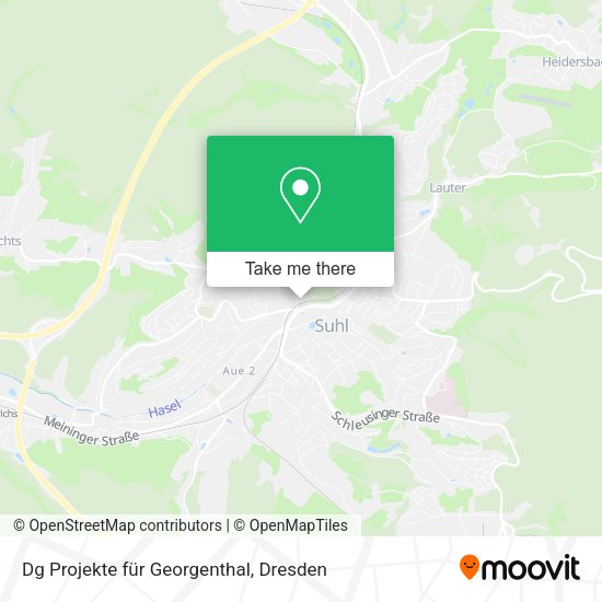 Карта Dg Projekte für Georgenthal