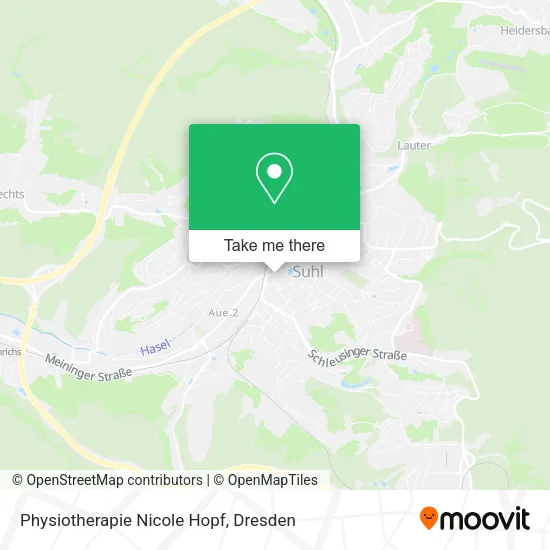 Physiotherapie Nicole Hopf map