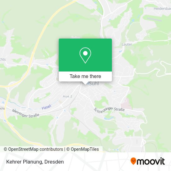 Карта Kehrer Planung