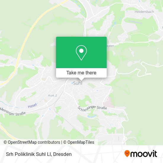 Карта Srh Poliklinik Suhl Ll