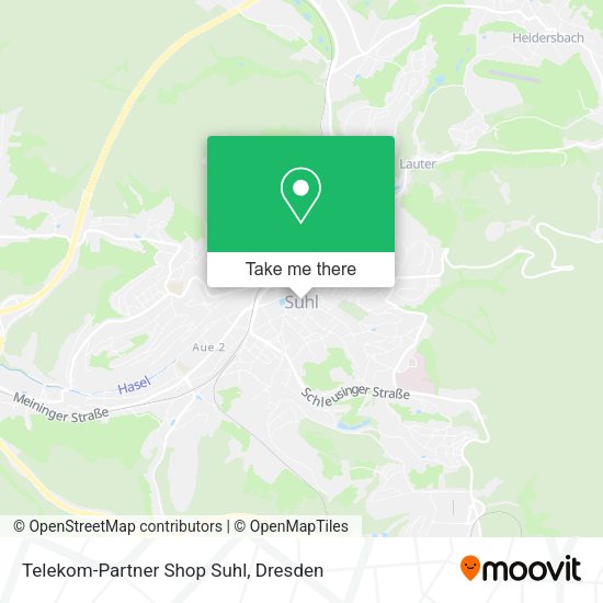 Карта Telekom-Partner Shop Suhl