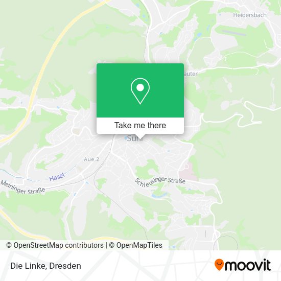 Карта Die Linke
