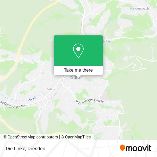 Карта Die Linke