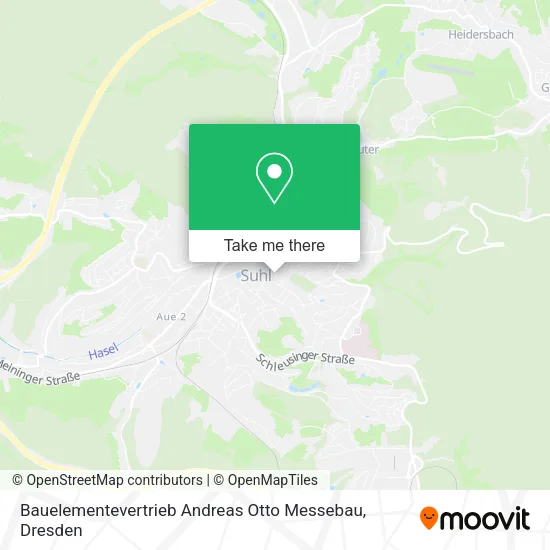 Карта Bauelementevertrieb Andreas Otto Messebau