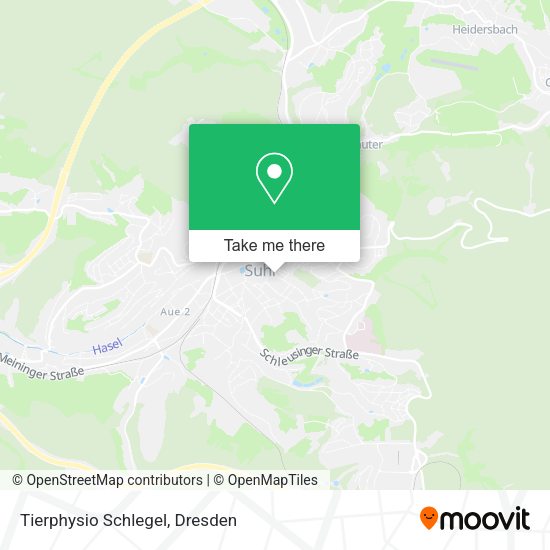Карта Tierphysio Schlegel