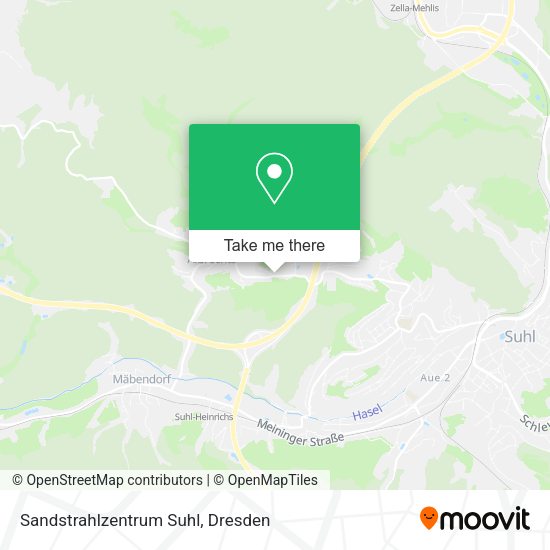 Карта Sandstrahlzentrum Suhl