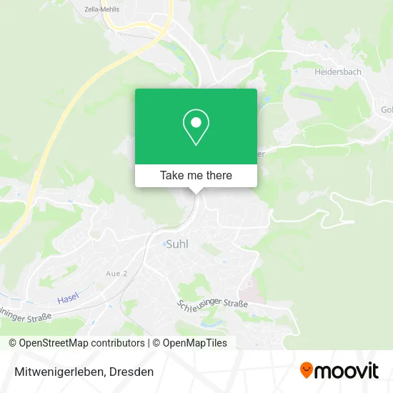 Карта Mitwenigerleben