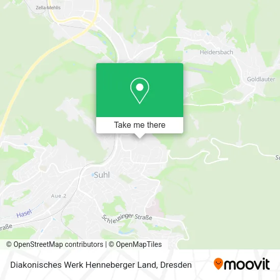 Diakonisches Werk Henneberger Land map
